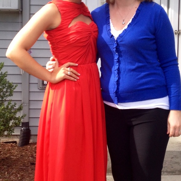 Ruby Red Prom Dress - Picture 3 of 7